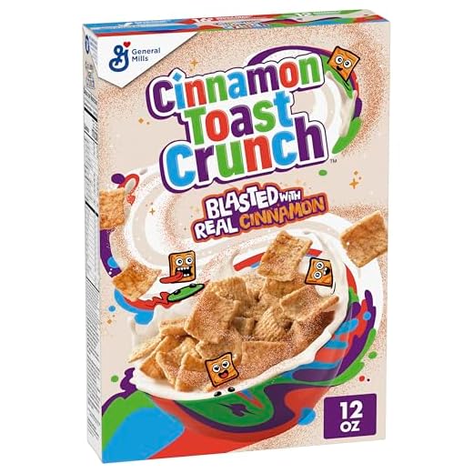 Cinnamon Toast Crunch Breakfast Cereal, Crispy Cinnamon Cereal, 12 oz