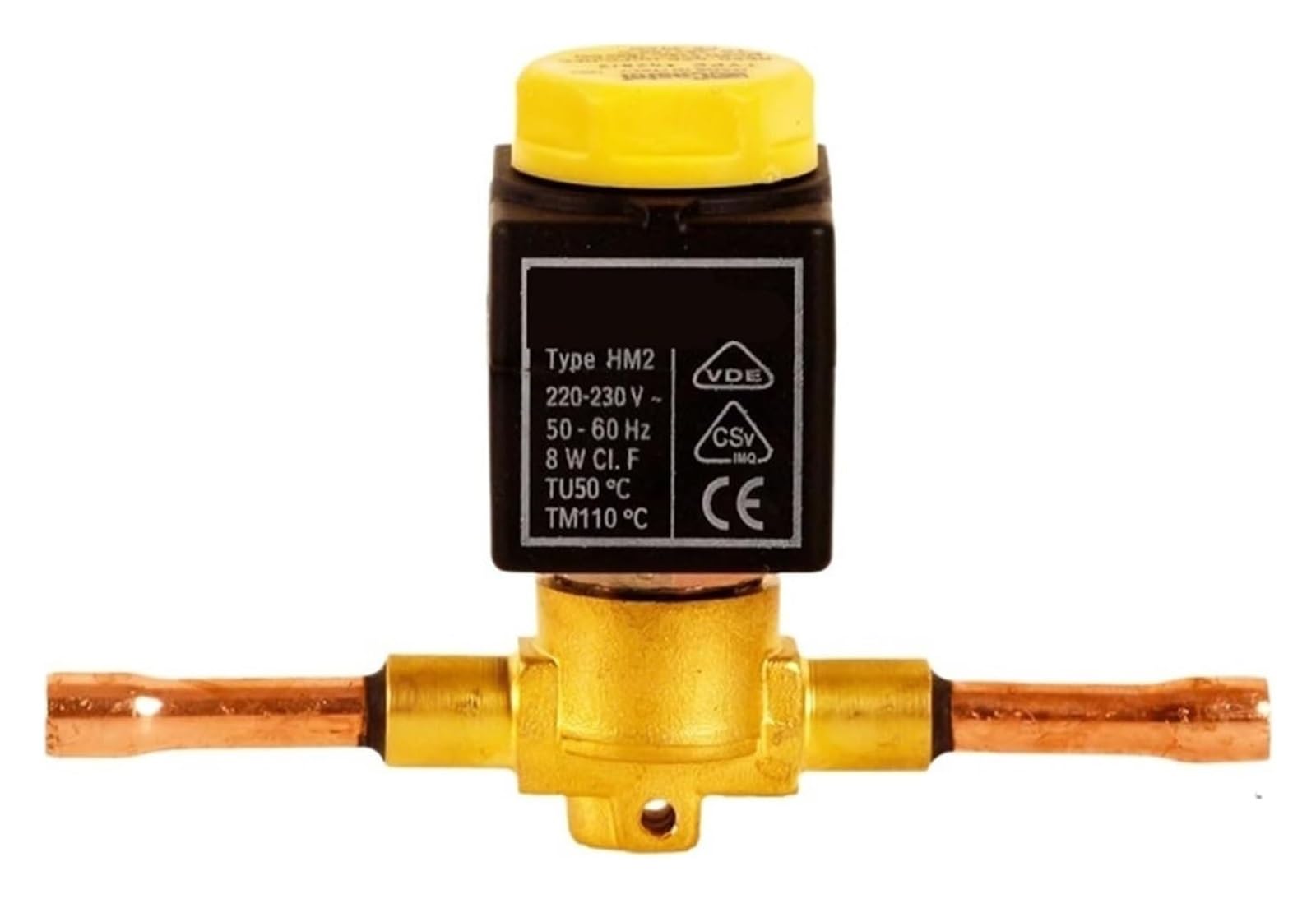 Électrovanne 1028/2A6 cuivre vanne solénoïde tuyau 6 mm AC220V