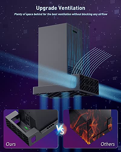 Suporte de parede para Xbox Series X, kit de montagem de parede ZAONOOL para acessórios Xbox Series