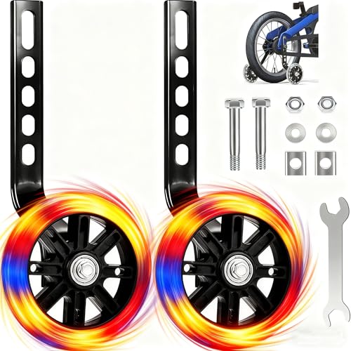 TFSZE Stabilisatoren für Kinder, Hilfsrad, Stabilisator, Stützräder für Kinderfahrrad, verstellbare Trainingsräder für Kinder, Universal-Fahrradrad für Fahrräder