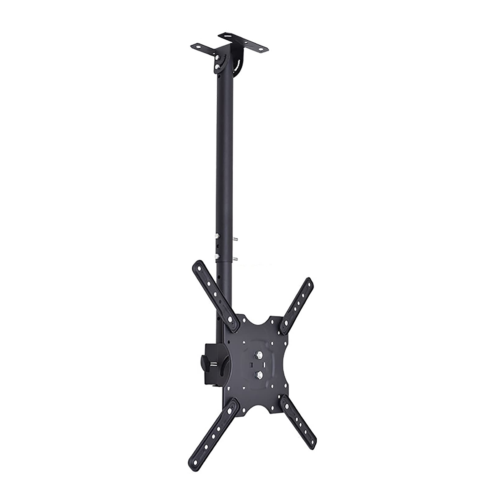 Support TV mural inclinaison 90 réglable hauteur pour téléviseur LED 19 à 55 pouces