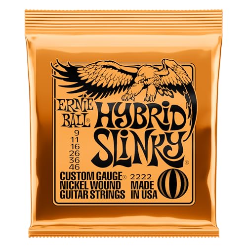 Ernie Ball Hybrid Slinky - Cuerdas para guitarra eléctrica,