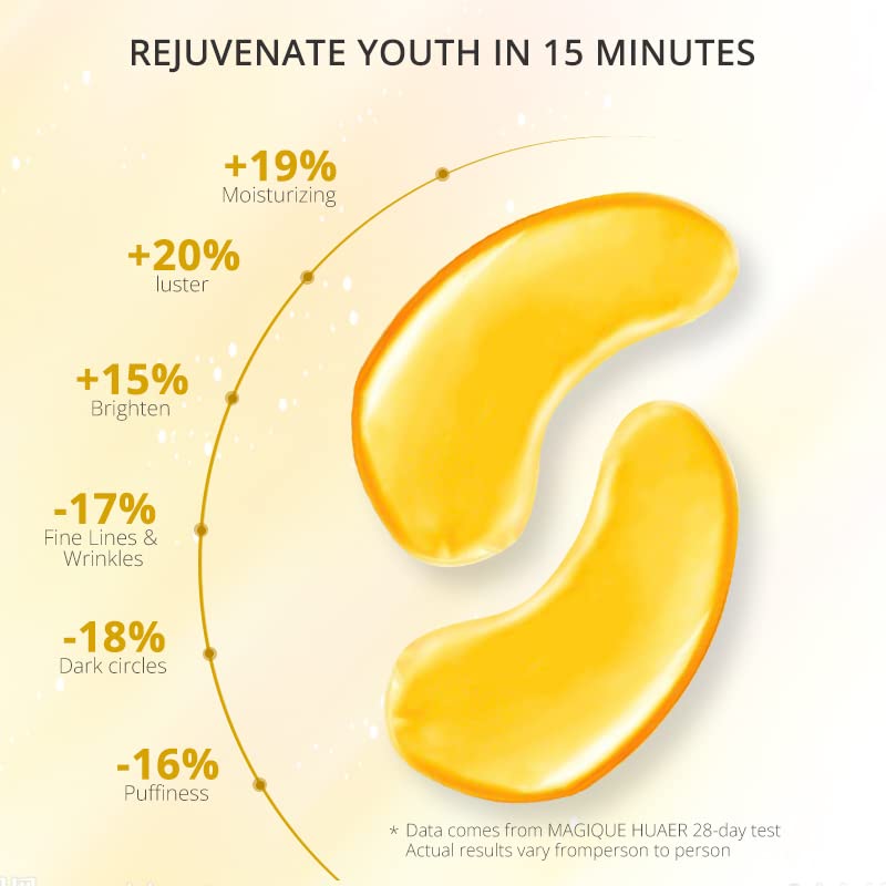 Miniatura 7 de Oceanic Things Máscara debajo de los ojos para ojeras e hinchazón, bolsas para los ojos, arrugas, parches para el cuidado de la piel para mujeres y