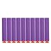 Dardi Proiettili per Pistola Nerf Giocattolo Proiettile di Gommapiuma100 Pezzi 10 Colori di Pallottole di Ricarica Morbide dardi Giocattolo per Eva (Viola)