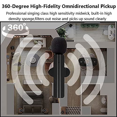 TOOSOAR Microfono Lavalier Wireless per iPhone