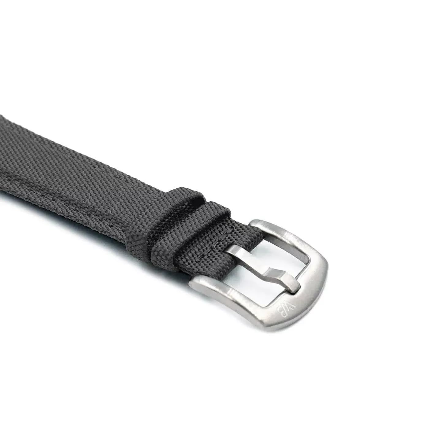Cinturino in tela premium | 10 colori – 18, 19, 20, 21, 22 mm – Chiusura: argento spazzolato | Cordura, pelle | cinturino di ricambio