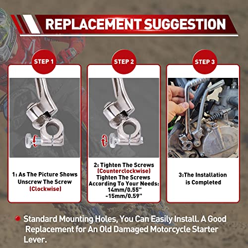 WOOSTAR Avviamento Pedale a Leva 15mm Regolabile