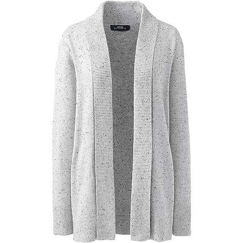 Lands' End Women's Cotton Modal Shawl Collar Cardigan Sweater2