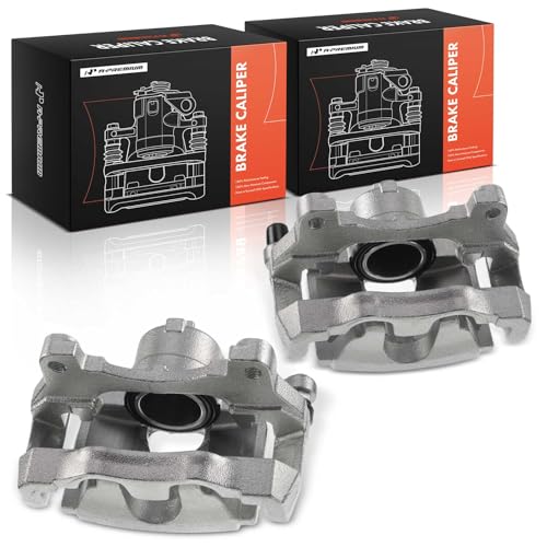A-Premium Disc Brake Caliper Assembly with Bracket Compatible with Select Infiniti Models - G35 2007-2008, G37 2008-2013, Q60 2014-2015 - Front Driver and Passenger Side, 2-PC Set by A-Premium - Image 9