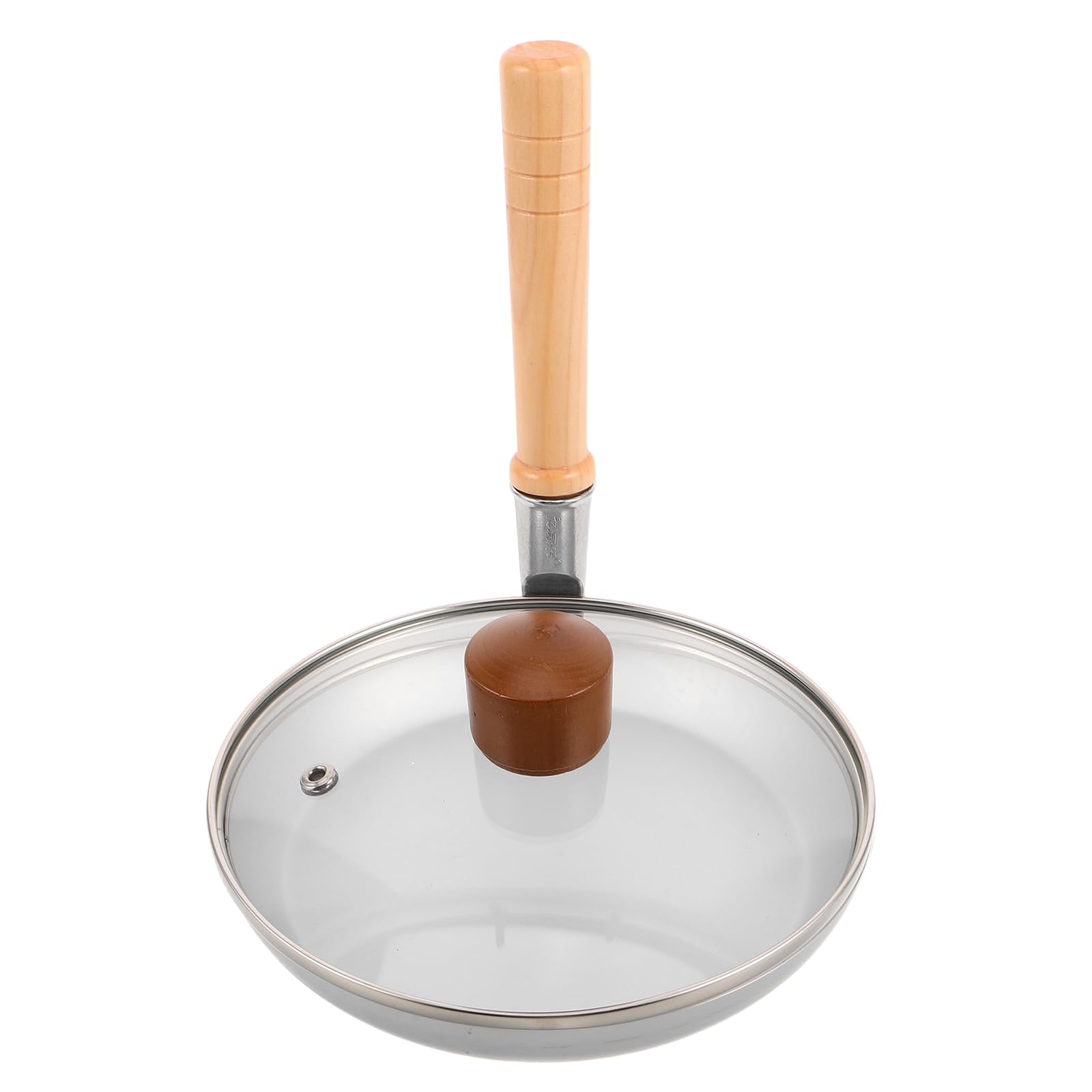 Oyakodon Mini Skillet with Lid & Wood Handle
