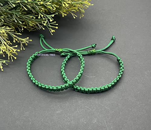 Image of ARTIFICIAL TREE HANDMADE KALA DHAGA BRACELET ADJUSTABLE FOR WOMEN MEN GIRLS BOYS Nazar Bracelets 2 Piece