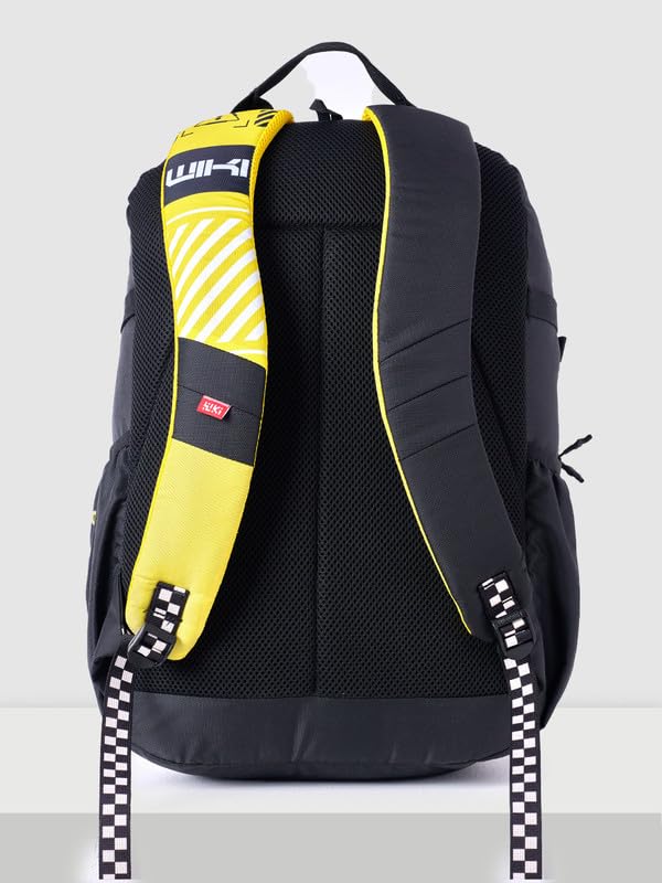 Image of Wiki Stylish Unisex Backpack | Tribe 3 Durable & Lightweight backpack for Men & Women | Backpack for Office, Gym, Travel (40 Litre, Yellow)