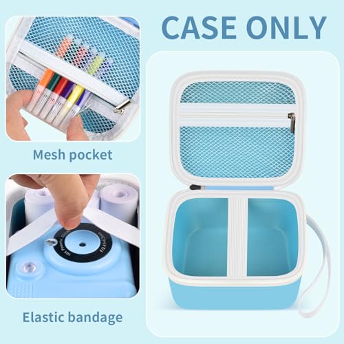 Funda para cámara instantánea para niños azul miniatura 3