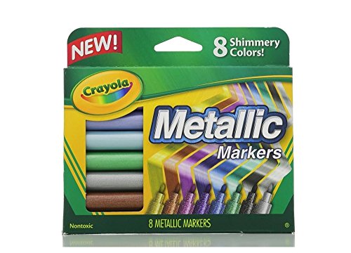 CRAYOLA LLC CRAYOLA METALLIC MARKERS 8 COLORS (Set of 3)