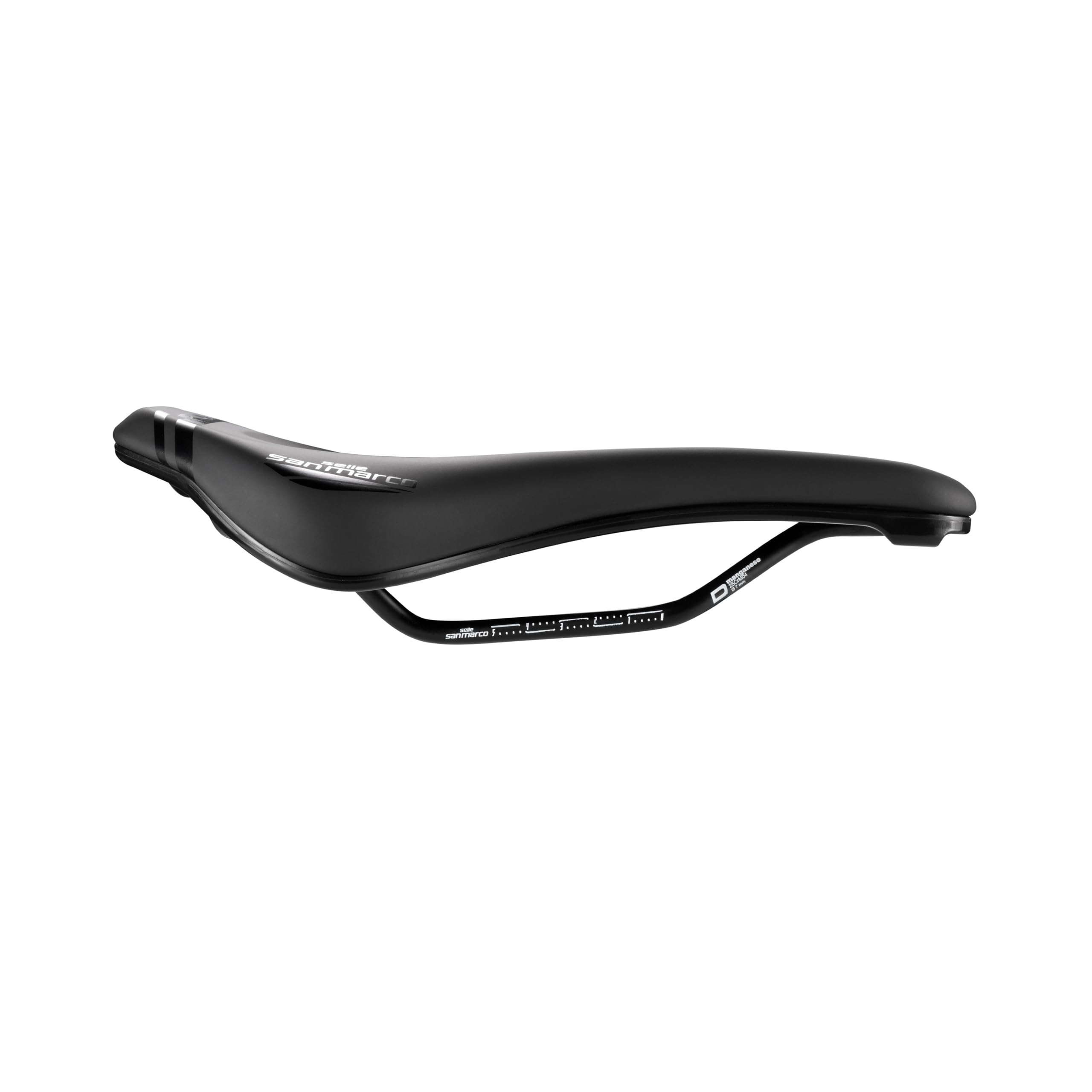 Selle San Marco GROUND Shield Dynamic – Sella MTB/Off-Road con Protezione Fango, Foro Centrale Open Fit, Telaio in Acciaio Manganese
