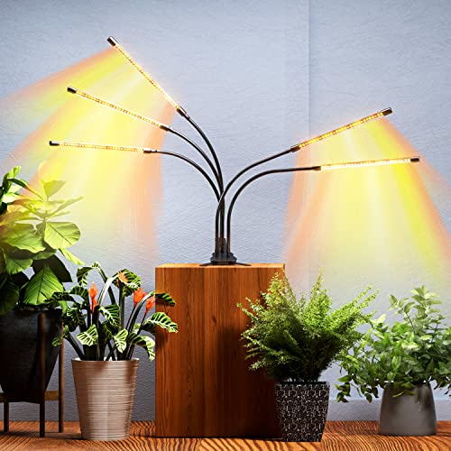Knente HD-PL-08DC18 Grow Lights For Indoor Plants, Knente 150W Leds Grow Light For Seed Starting With Full Spectrum, 3/9/12H Timer, 10 Dimmable Levels, 3 Switch Modes, Growing Lamp Suitable thumb #6