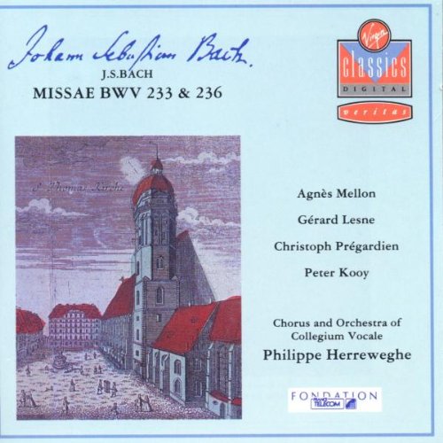 Masses Bwv 233 & 236 [Audio CD] Bach; Mellon; Lesne; Pregardien and Herreweghe