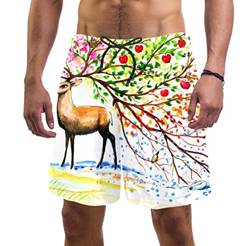 Maillots de bain pour hommes JDEZ short de plage léger contre humidité