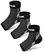 CompressionDR Plantar Fasciitis Socks - Instant Relief and Support for Arch, Ankle, Achilles Tendon, Heel Pain - Best for Women, Men, Running, and Travel - Black/Small Medium