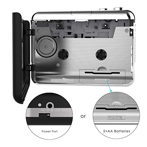 image for Dansrueus Updated Cassette to MP3 Converter, USB Cassette Player from 