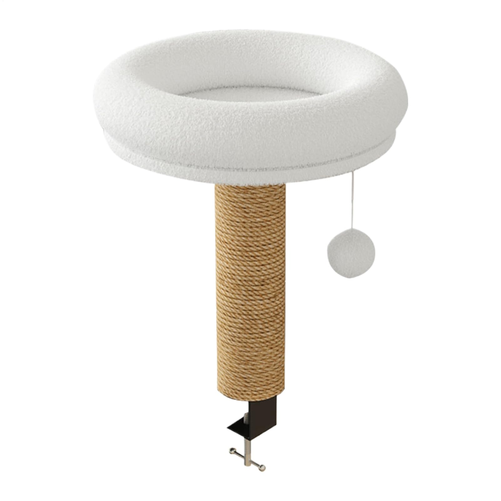 Cuccia Per Gatti Da Scrivano Montaggio,Antiribaltamento 360° Girevole Riscaldata | Antiscivolo per Tavolo | Per Interni Casa Inverno Camera Da Soggiorno Balcone Libreria Postazione Di Lavoro