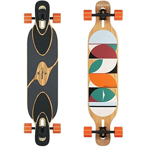 Loaded Boards Dervish Sama Bamboo Longboard Skateboard Complete (80a in Heat, Flex 1) Cover