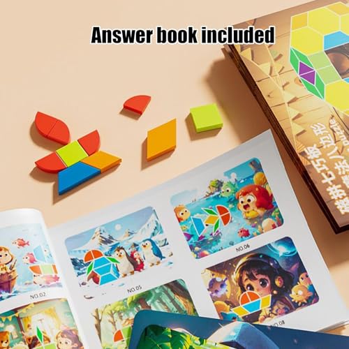 Juego de tangram para niños interactivo y educativo: rompecabezas mental para preescolares. 5