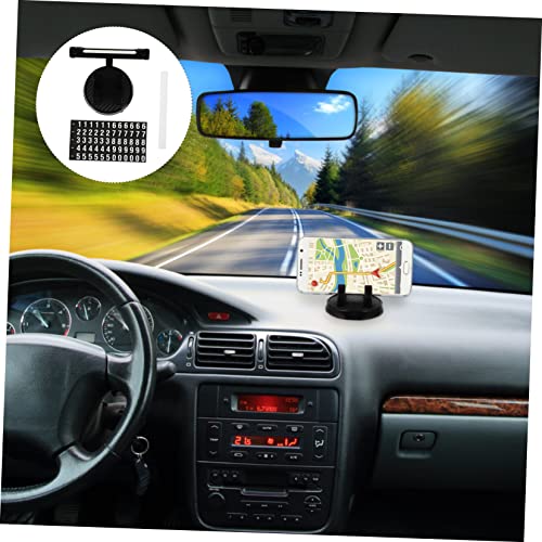 CHILDWEET 1 Conjunto De Suporte De Estacionamento Para Carro Suporte Para Celular Placa De Estaciona