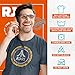 Ripple Junction Atari Men's Short Sleeve T-Shirt Distressed Classic Retro Fuji Logo in Circles Vintage Gaming Med HEA. Navy