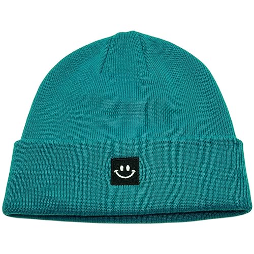 Image of 55cube Knit Beanie Hat Cuffed Plain Skull Cap for Men Women