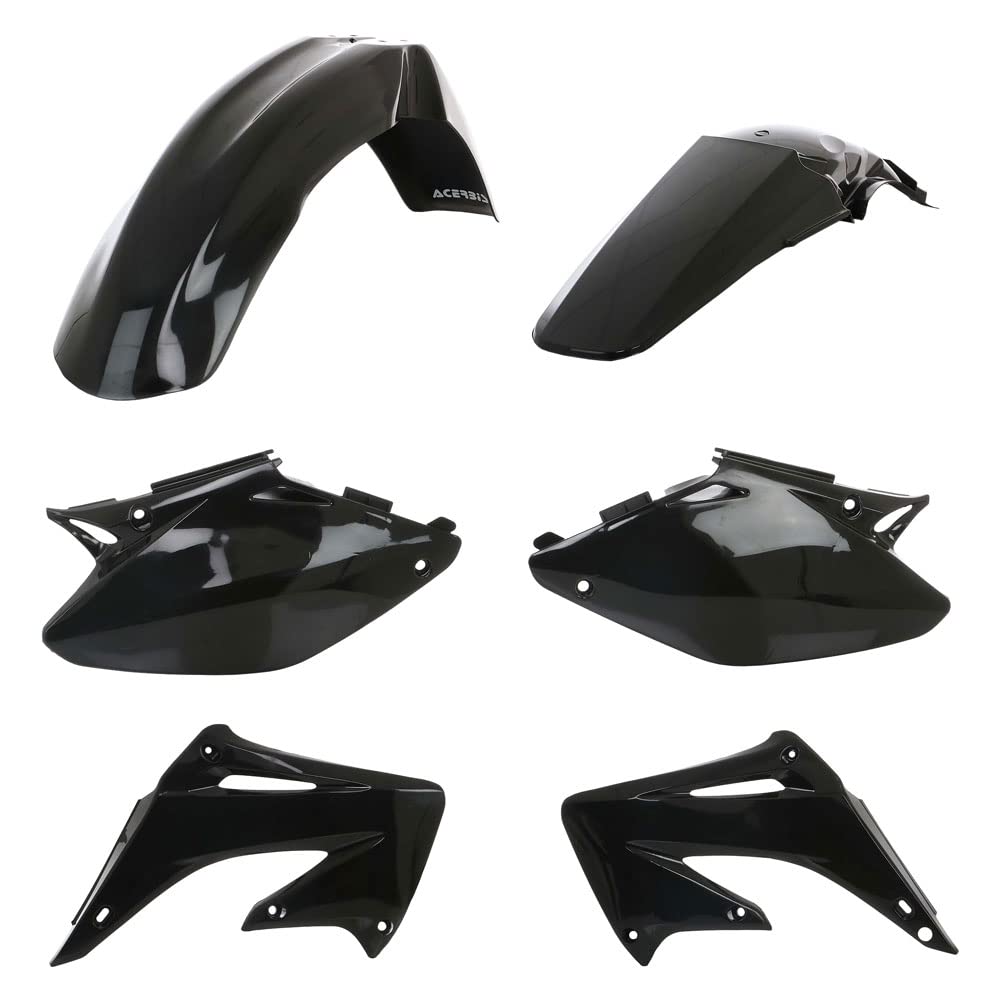 Amazon.com: Acerbis Replica Plastic Kit Black for Honda CR250R