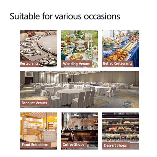 Chocolate Fountain Machine, Electric Chocolate Fondue Fountain Machine for Parties, Stainless Steel Melting Chocolate Machines with Detachable Parts for Cafe, Hotel, Wedding - Image 6