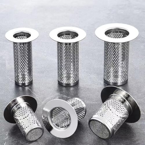 Filtro para desagüe de piso de acero inoxidable estilo corto L miniatura 5