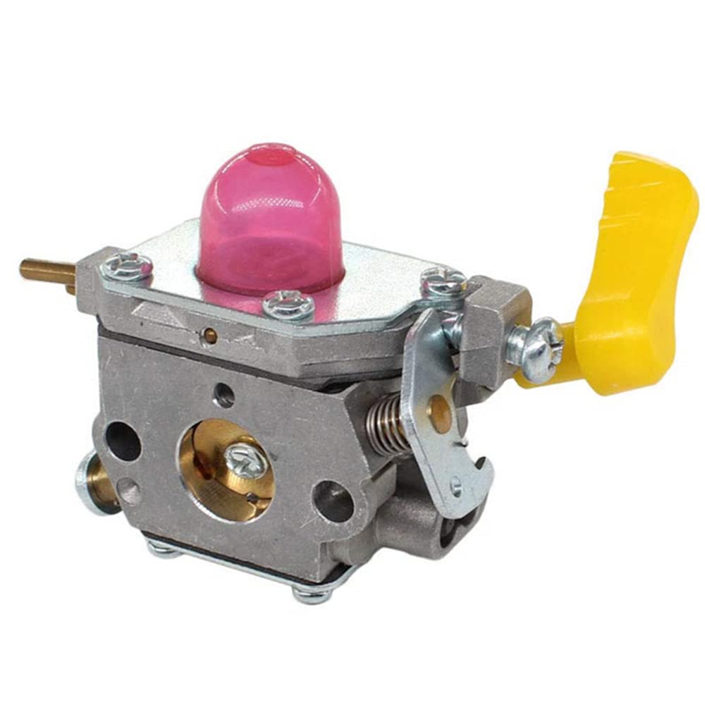 Accesorios Carburador 45180811 compatible con sopladoras de hojas Poulan BVM210VS SM210VS C1U-W45A Pro. Incluye filtro de línea de combustible y kit de cebador.(WHITE)