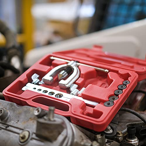 Abn Auto Double Flaring Copper Aluminum Soft Steel Brake Line And Brass Tubing Tool Kit #TOP5