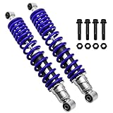 Shock Absorber Struts Front Left and Right With Self-Locking Nut for Yamaha Banshee 350 YFZ350 1987-2006 3GG-23350-10-P1 3GG-23350-20-36 3GG-23350-20-P0 （Blue)
