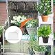 BEASAFY 2 Stück Grow Tent Corner Shelf, 8,9 x 8,9cm Grow Zelt Eckregal, Growzelt Stangen Zubehör, Grow Tent Regale, Multifunktionaler ZeltständerWird für Grow Tent Poles 16mm (Weiß) (2)