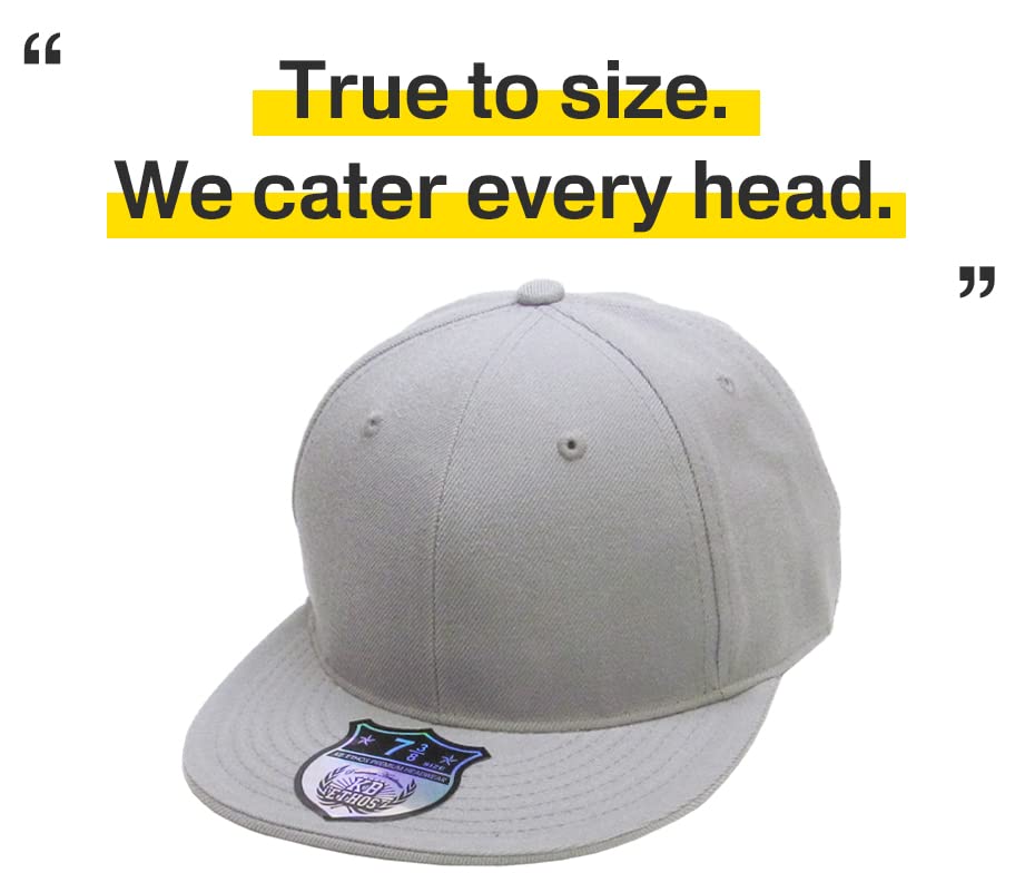 Image of KBETHOS Original 6 Panel Flat Brim True-Fit Fitted Cap