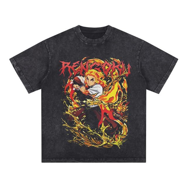 Vintage Inouke Anime Characters T-Shirt Japanese Anime Fan Shirt