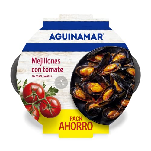 AGUINAMAR® Mejillón salsa de tomate 900gr - Raciones de mar en tu hogar