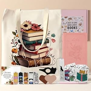 Book Lover Gift for Girl, Bookish Gift for Readers, Ideal Birthday Christmas Graduation Present for Every Bookworm and Reading Lover Librarian Girls