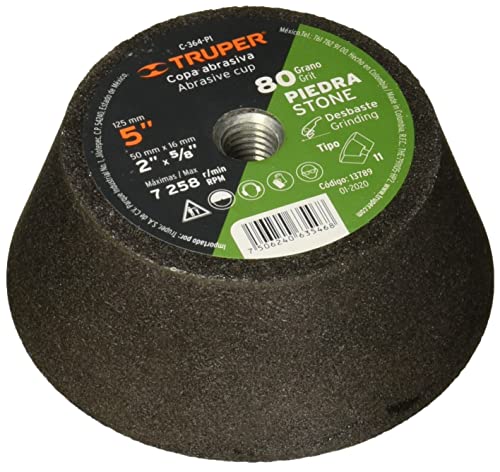 piedra para pulir concreto marca TRUPER