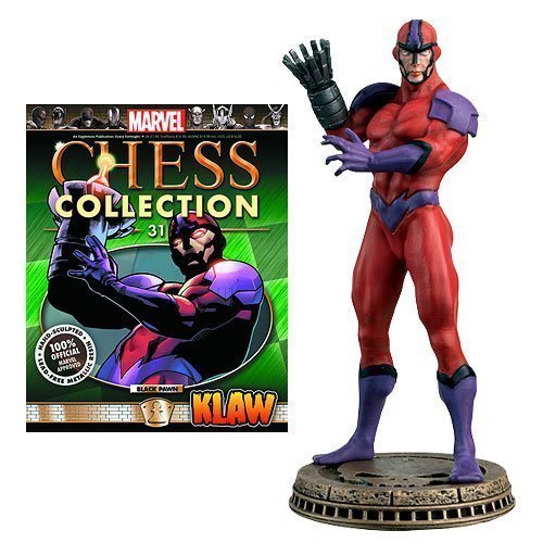 Marvel Chess Figurine Collection Magazine #31 Klaw - (Black Pawn)