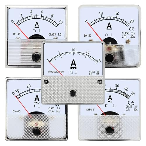 DC/AC �A���y�A���[�^�[ 1A 2A 3A 5A 10A DH �p�l���T�C�Y 45mm/55mm/60mm/65mm/80mm ���ڐڑ� 1��(DH-60 AC,10A)
