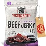 VIKING BITES – Viking Bites Beef Jerky Teriyaki 400g (8 x 50g) – Getrocknet
