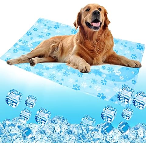 Airminti Kühlmatte Hund, Kuhlmatte für Hund und Katze mit Ungiftiges Gel, Selbstkühlende Kissen, Hundematte Kühlend Kratzfest langlebiger Tierkühlmatte Sommer ) Cover