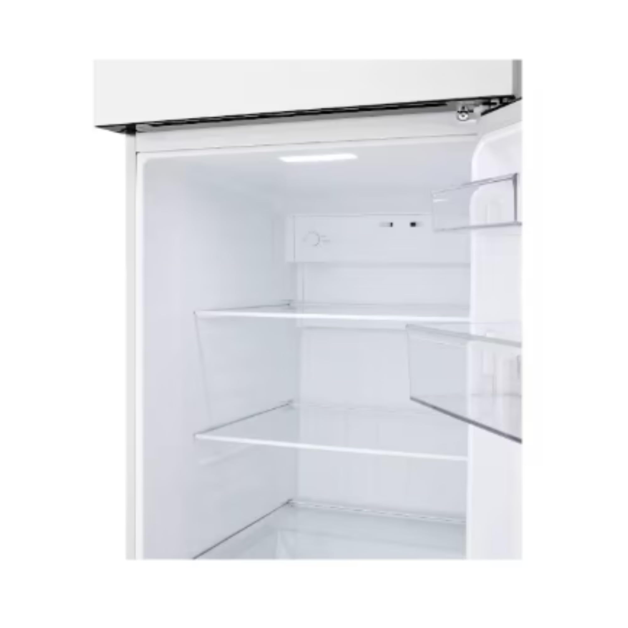 LG 28 In. 18 Cu. Ft. Top Freezer Garage-Ready Refrigerator In White on Fridge.com - View 2