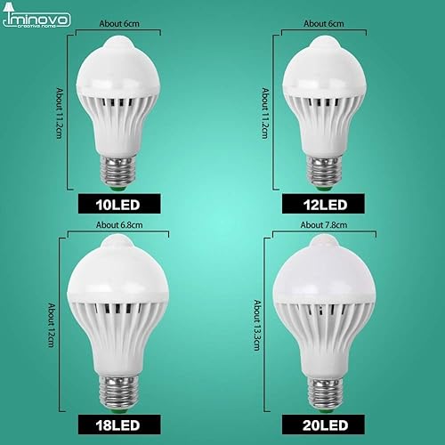 Miniatura 3 de Luopan Iluminación interior 1 unids lámpara LED PIR inteligente sensor de movimiento infrarrojo inducción lámpara corredor luces E27 220V110V 5W 7W