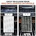 Q-Swiper BBQ Grill Cleaner Set - 1 Grill Brush with Scraper and 25 BBQ Grill Cleaning Wipes | No Bristles & Wire Free | Safe Way to Remove Grease and Grime for A Clean and Healthy Grill!
