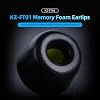 KZ FT01-TIPS High-end Memory Cotton Ear-Tips, 6 Pieces Replacement Premium Memory Foam Earbuds Tips Updated Dustproof Durable Noise Reducing Eartips for Most 4.8-6.4mm in-Ear Earphones (S/M/L)